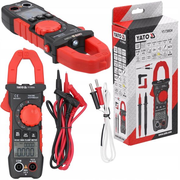YT.TRUE RMS AC/DC CLAMP METER 10mA-600A