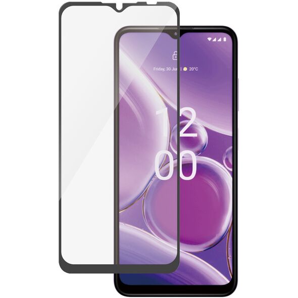 PanzerGlass Ultra-wide Fit tempered glass, Nokia G42 5G, black frame
