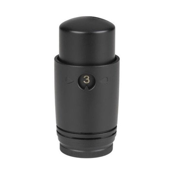 Θερμοστατική κεφαλή INVENA Prov CD-81-015-X, M30 x 1.5, μαύρο