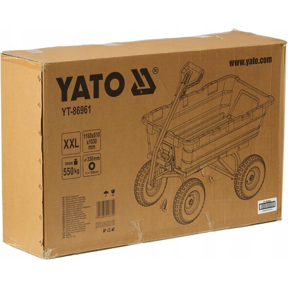 Καρότσι κήπου YT με ανατροπέα XXL 550kg