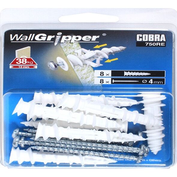 ΆΓΚΥΡΑ DRYW GRIPPER 4X54 ΝΑΪΛΟΝ 8 ΤΕΜ