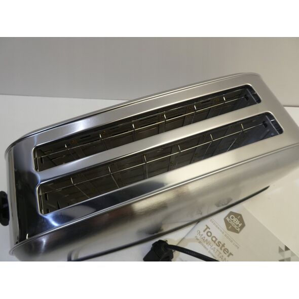 Φρυγανιέρα OBH Nordica Manhattan Steel, 4 φέτες, ατσάλι