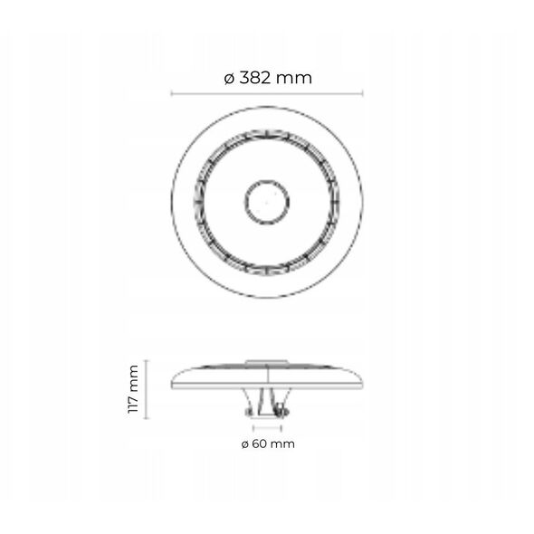 Φωτιστικό πάρκου PARKLITE 80-100-120W, CCT, 9600-14400lm, 120lm/W μαύρο, 100deg
