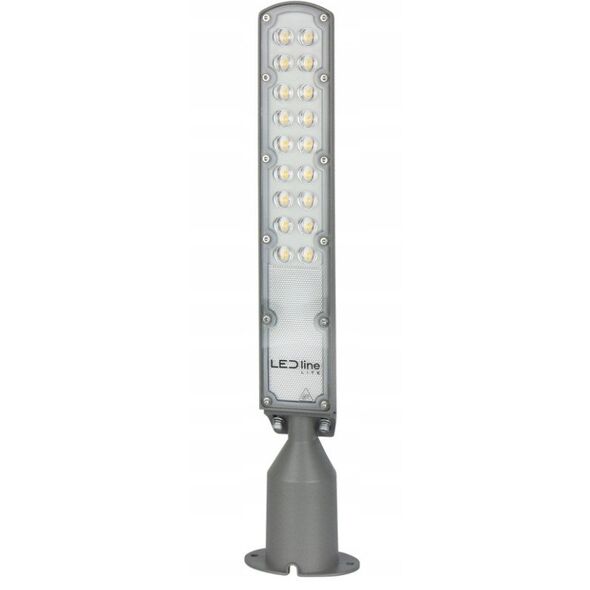 Φωτιστικό δρόμου LED 230V 50W 5 000lm, 140° x 70° 4000K, γκρι, FLAMINGO, IP65, IK08