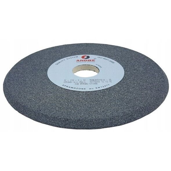 ΤΡΟΧΟΣ ΛΕΙΑΝΣΗΣ ANDRE 200mm x 8mm x 32mm 95A60K5VTE10-35 ΓΚΡΙ "ΤΥΠΟΣ 1C"