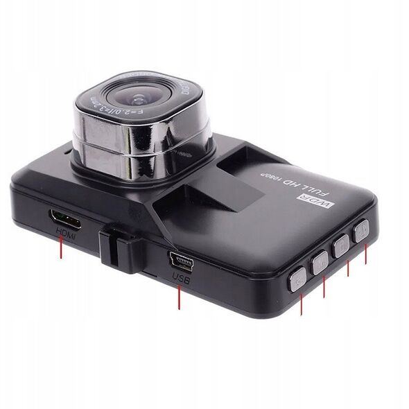 DVR-02 3.0 ίντσες + πίσω κάμερα