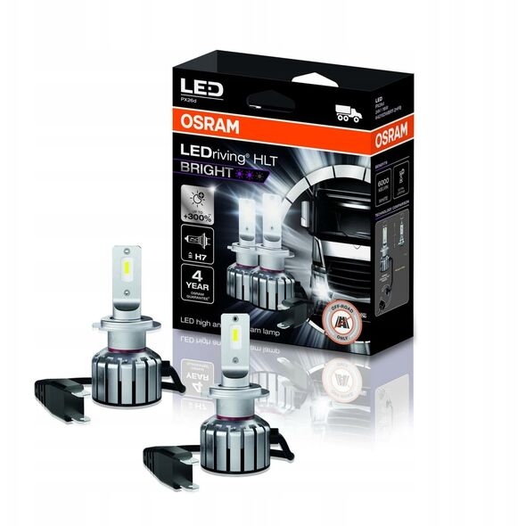 Λάμπα LED (Σετ 2τμχ.) H7 24V 18W PX26D χωρίς έγκριση οδικής κυκλοφορίας LEDriving HL BRIGHT