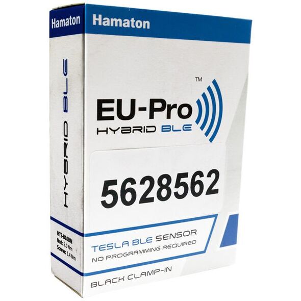 Αισθητήρας πίεσης αέρα ελαστικού HAMATON BLE TESLA, Προγραμματισμένος, με αλουμινένια βαλβίδα (μαύρη), κατάλληλος για: TESLA