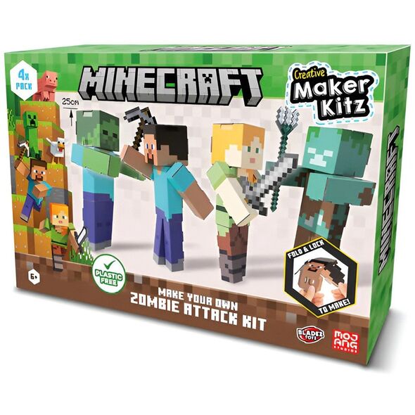 Σετ κατασκευής MINECRAFT Φτιάξτε τη δική σας επίθεση ζόμπι