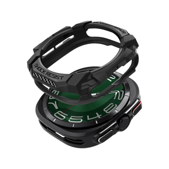 Θήκη Soft TPU Spigen Rugged Armor Samsung Galaxy Watch Ultra 47mm Μαύρο 8809971232999 8809971232999 έως και 12 άτοκες δόσεις