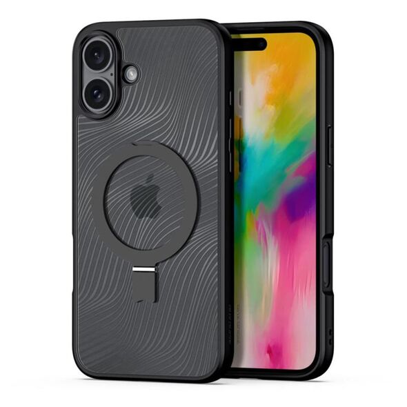 Θήκη TPU & PC Dux Ducis Aimo Magnetic MagSafe με Stand Apple iPhone 16 Plus Μαύρο 6934913004029 6934913004029 έως και 12 άτοκες δόσεις