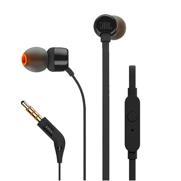 Hands Free Stereo JBL Tune T110 3.5mm Μαύρο 6925281918926 6925281918926 έως και 12 άτοκες δόσεις