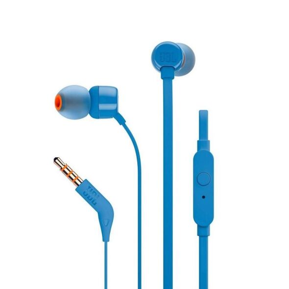 Hands Free Stereo JBL Tune T110 3.5mm Μπλε 6925281918940 6925281918940 έως και 12 άτοκες δόσεις