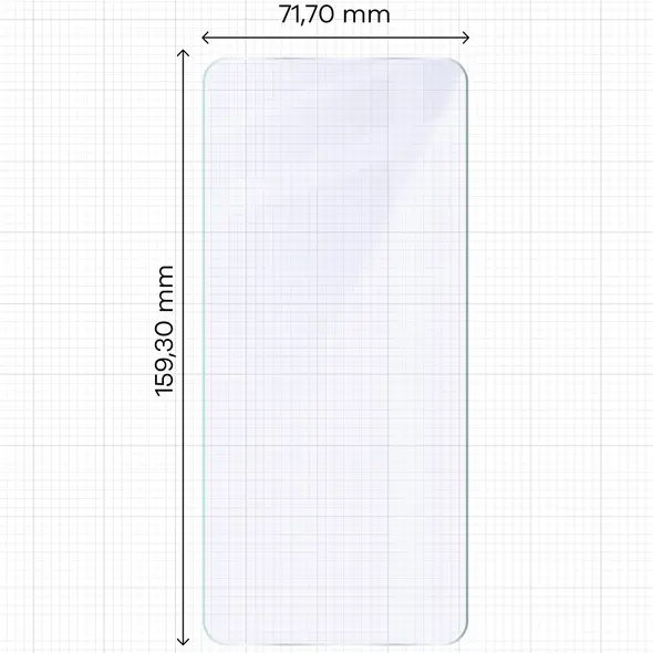 Elastyczne szkło hybrydowe Bizon Glass Mule do Vivo V50 Lite 4G / 5G
