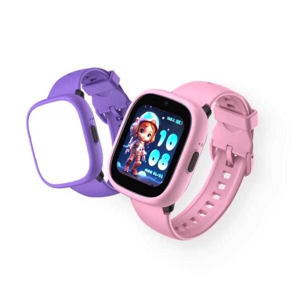 Kiddoboo x Lagenio WatchMe 4G K3 Gen2  Pink/Purple (KBLGK3G2PP) έως 12 άτοκες Δόσεις