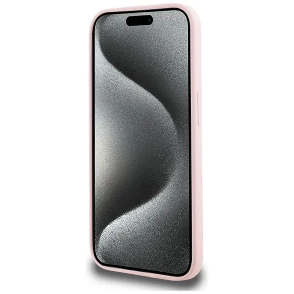 Etui Karl Lagerfeld Silicone Karl&Choupette MagSafe do Apple iPhone 14 Pro Max różowy