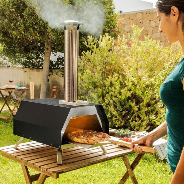 InnovaGoods Piec do Pizzy na Pellet z Akcesoriami Pizzahven InnovaGoods