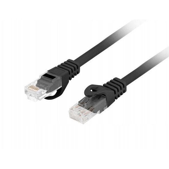 Patchcord Lanberg UTP κατ.6 15μ LSZH CU fluke passed μαύρο
