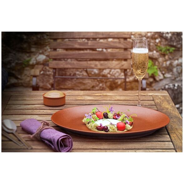 NEOFUSION επίπεδο πιάτο 27 cm, λευκό
