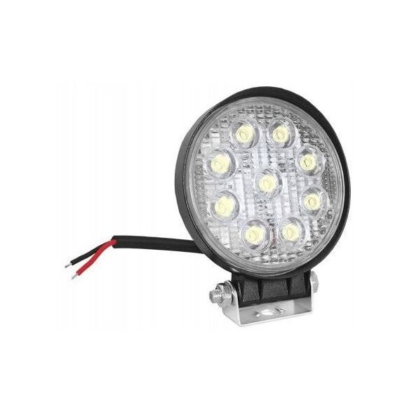 Λάμπα εργασίας PS 9 LED 27W, στρογγυλή FLOOD OFF ROAD.