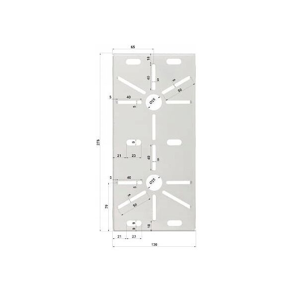 ΔΙΠΛΗ ΠΛΑΚΑ ΣΤΗΡΙΞΗΣ BM-130X280
