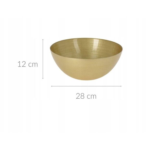 Διακοσμητικό μπολ, γυάλινο, Ø 28 cm
