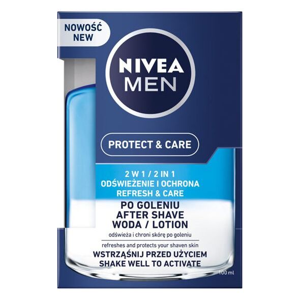 Nivea MEN Woda po goleniu Protect & Care 2w1 100ml