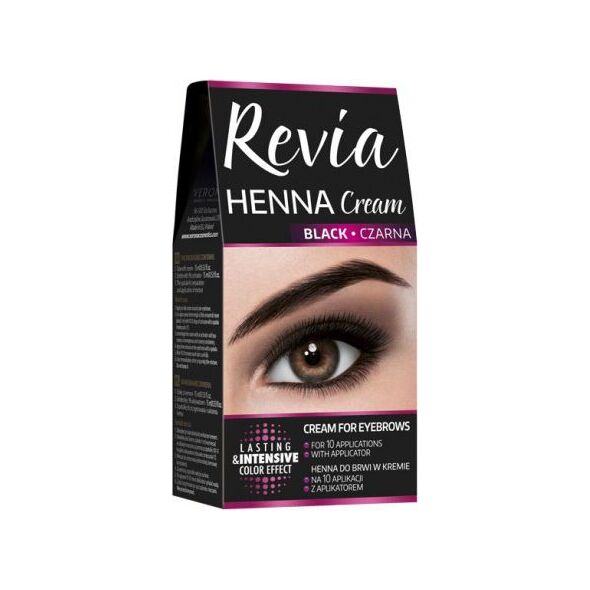 Verona Revia Henna do brwi w kremie Czarna 15 ml