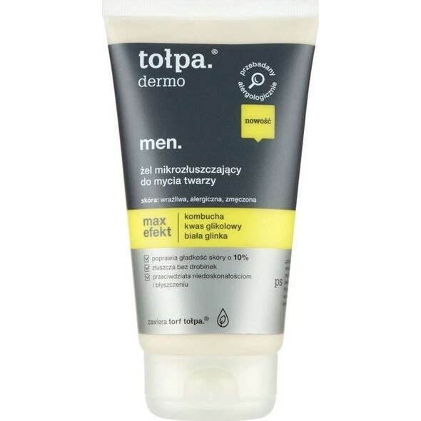 Tołpa Dermo Men Żel mikrozłuszczający do mycia twarzy 150 ml