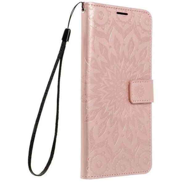Θήκη ForCell Kabura Forcell MEZZO Book για IPHONE 13 PRO mandala ροζ χρυσό