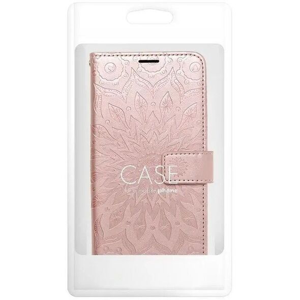 Θήκη ForCell Kabura Forcell MEZZO Book για IPHONE 13 PRO mandala ροζ χρυσό