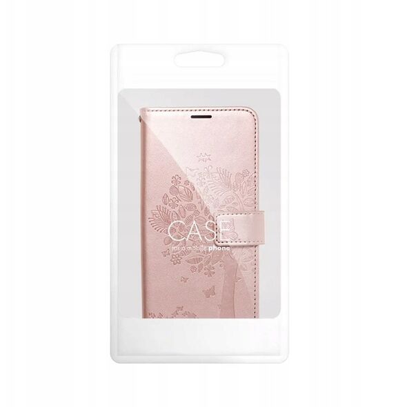 Θήκη ForCell Kabura Forcell MEZZO Book για IPHONE 13 δέντρο ροζ χρυσό
