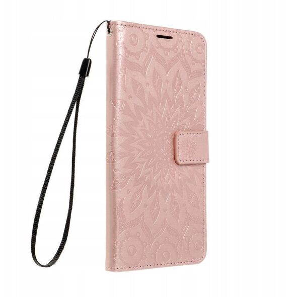 Θήκη Forcell MEZZO Book για IPHONE 13 PRO MAX mandala χρυσό ροζ