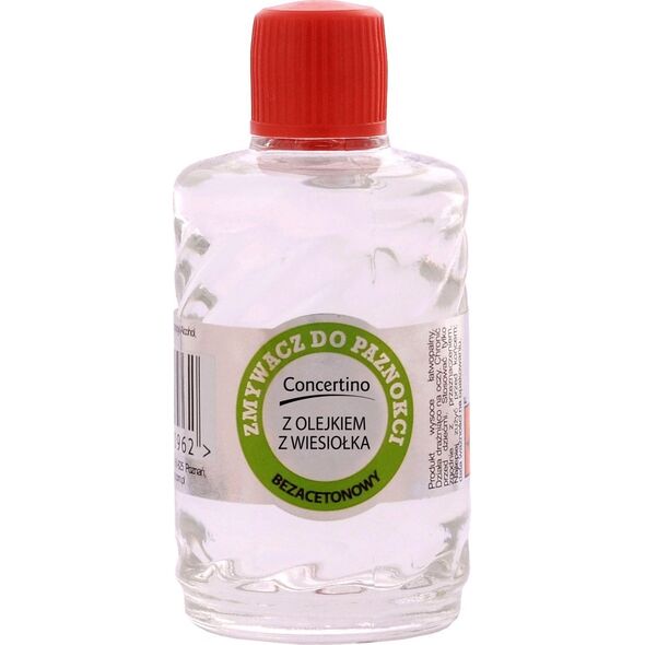 Concertino Zmywacz do paznokci z olejkiem z wiesiołka - bez acetonu 50ml