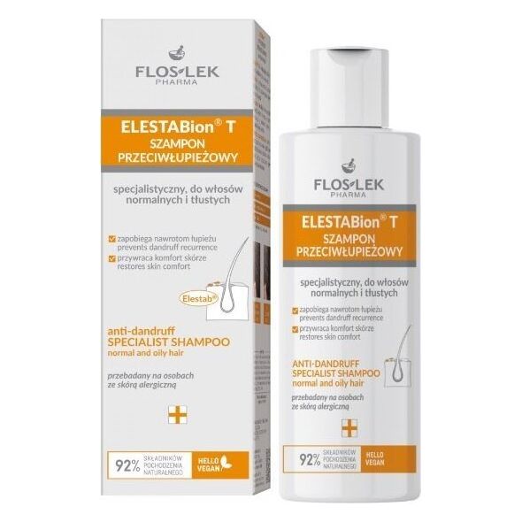 Floslek Floslek ELESTABion T szampon przeciwłupieżowy do włosów normalnych i tłustych 150ml