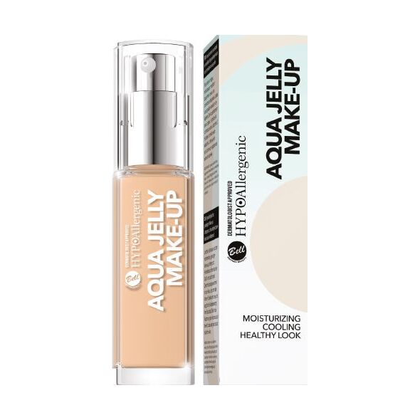 Bell Aqua Jelly Make-Up HYPOalergiczny podkład nawilżająco-matujący o konsystencji galaretki 01 35ml