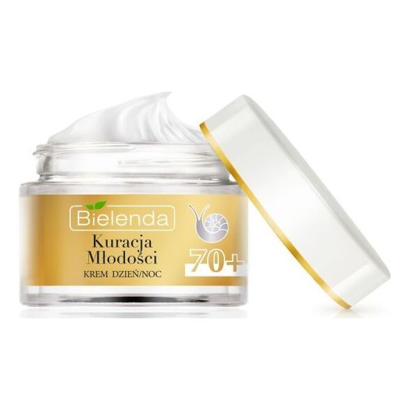 Bielenda Kuracja Młodości 70+ Rewitalizujący krem przeciwzmarszczkowy na dzień i noc 50ml