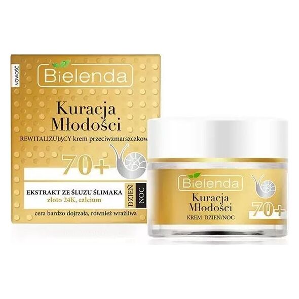 Bielenda Kuracja Młodości 70+ Rewitalizujący krem przeciwzmarszczkowy na dzień i noc 50ml