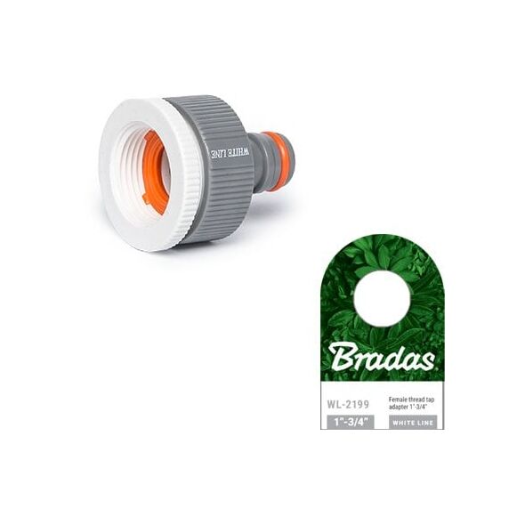 BRADAS BRADAS WHITE LINE Σύνδεσμος για βρύση 1" / 3/4" καθολικός