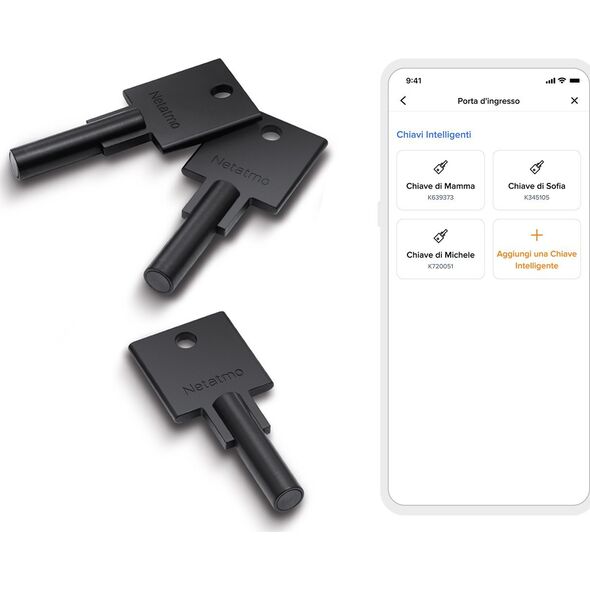 Netatmo Netatmo Zestaw 3 kluczy do Smart Zamka NFC