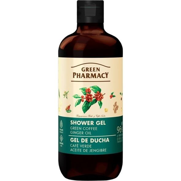 Green Pharmacy GREEN PHARMACY Multi Żel pod prysznic Zielona kawa i Olejek imbirowy 500 ml