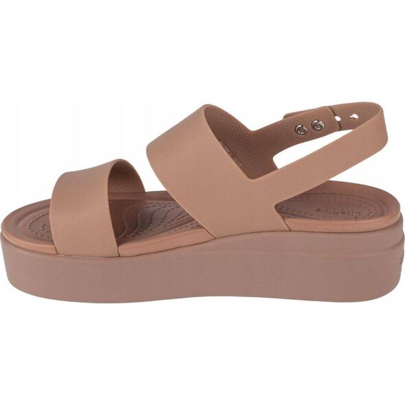Crocs DAMSKIE SANDAŁY CROCS BROOKLYN LOW WEDGE 206453-2EL NA KOTURNIE