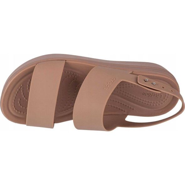 Crocs DAMSKIE SANDAŁY CROCS BROOKLYN LOW WEDGE 206453-2EL NA KOTURNIE