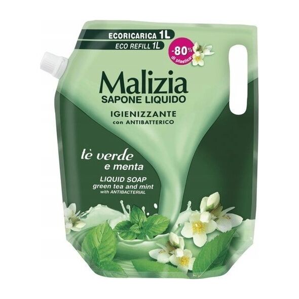 Malizia  Malizia mydło z płynie zielona herbata zapas 1l