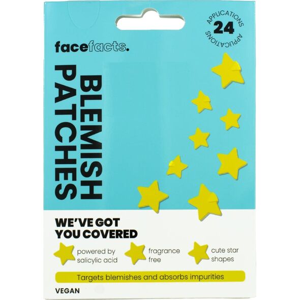 Milton FACE FACTS Blemish Patches Plastry na wypryski - Stars 1op.-24szt.