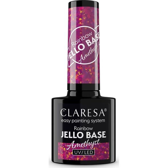 Claresa CLARESA Rainbow Baza hybrydowa - Jello Base Amethyst