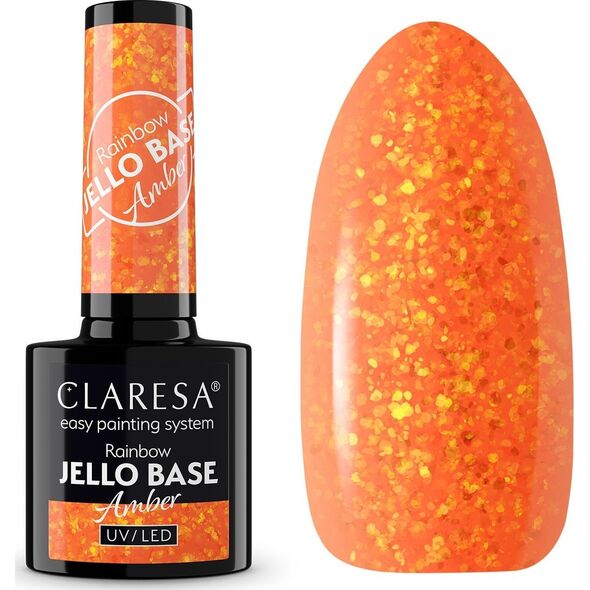 Claresa CLARESA Rainbow Baza hybrydowa - Jello Base Amber