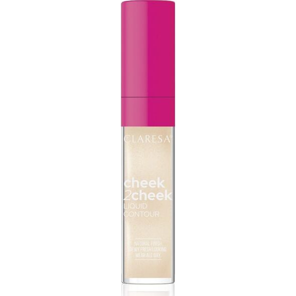 Claresa CLARESA Cheek2Cheek Rozświetlacz w płynie 01 Crystal Light 7g