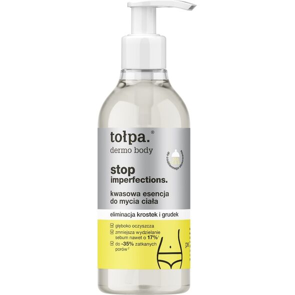 TOLPA TOŁPA Dermo Body Stop Imperfections Kwasowa Esencja do mycia ciała - eliminacja krostek i grudek 300 ml