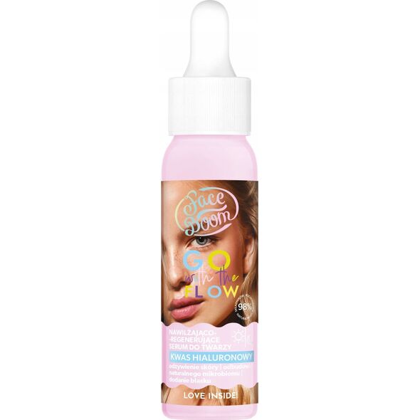 BIELENDA FaceBoom Go With The Flow  Nawilżająco- regenerujące serum do twarzy Kwas hialuronowy 25 ml